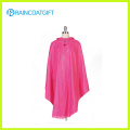 100% Polyester Rain Poncho with PVC Hood for Biker